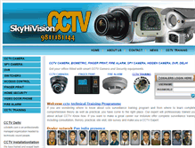 Tablet Screenshot of cctvdelhi.com